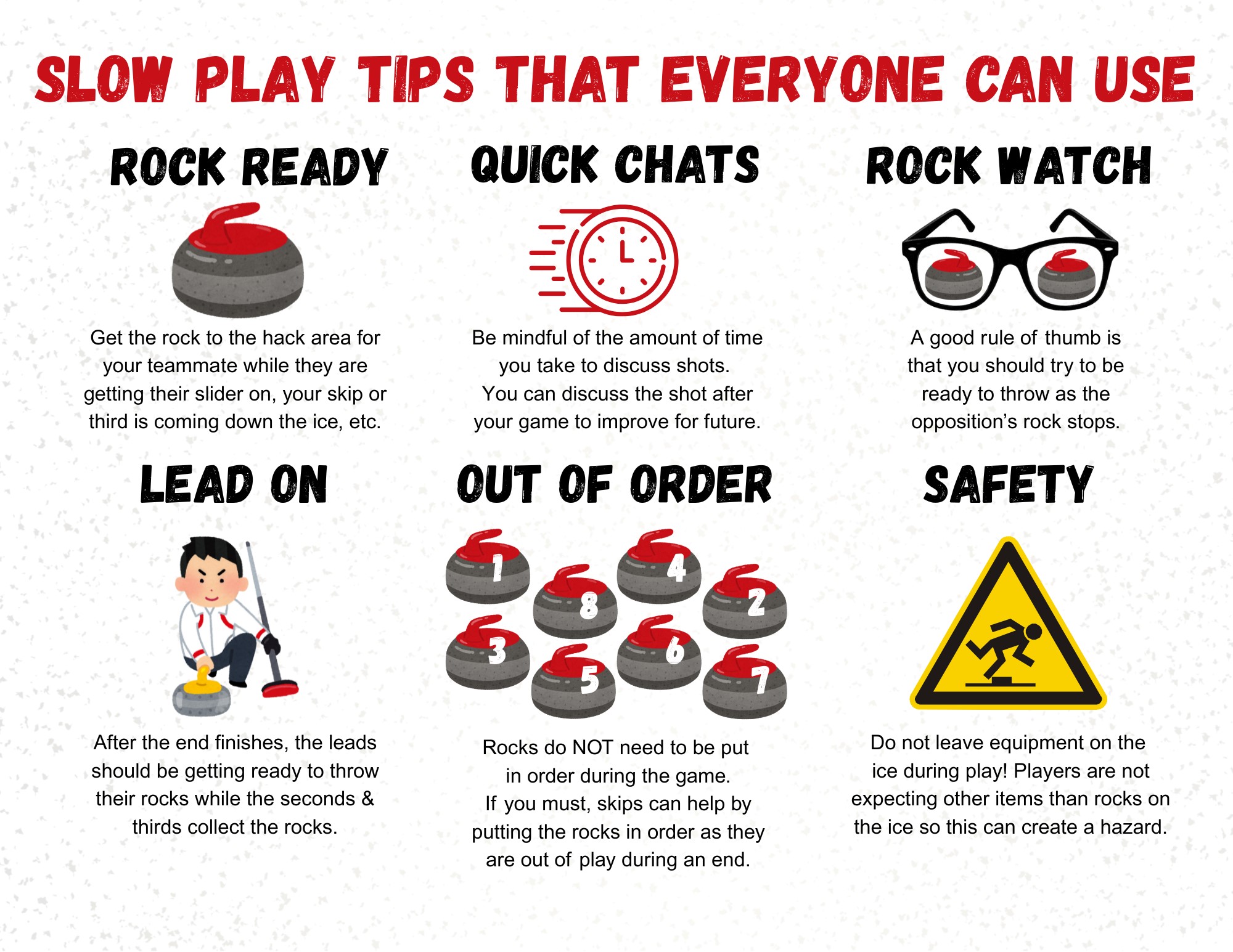 SLOW PLAY TIPS